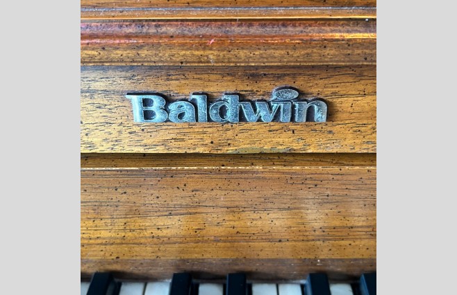 Baldwin Satin Mahogany Console Upright Piano, Used - All Inclusive Premium Package (SN:11103) - Image 10